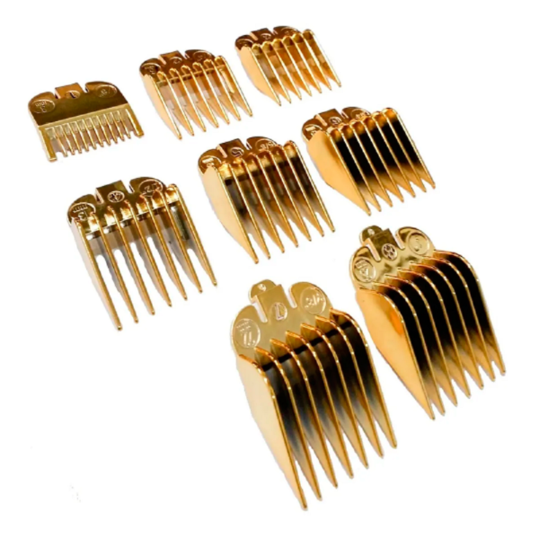 Kit Calço Theeth Set Dourado com 8 unid. Kit Calço Theeth Set Dourado com 8 unid.