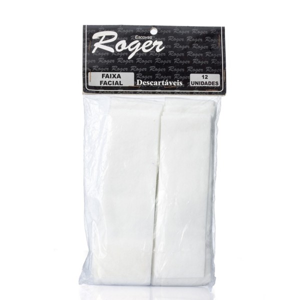Faixa Facial Descartável Roger com 12 unidades