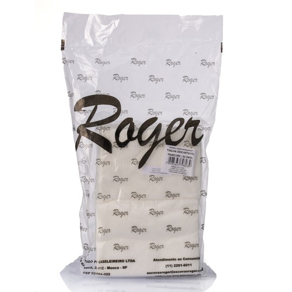 Toalha Descartável Manicure Roger com 50 unidades