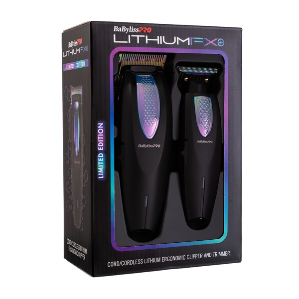 KIT LITHIUMFX MULTICOR CORTE E ACABAMENTO BABYLISSPRO BIVOLT