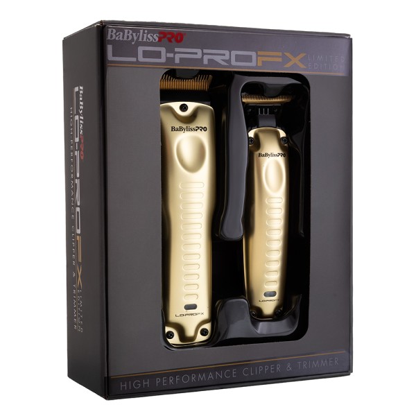 Kit BabylissPro Maquina De Corte e Acabamento Lo-Profx Gold 