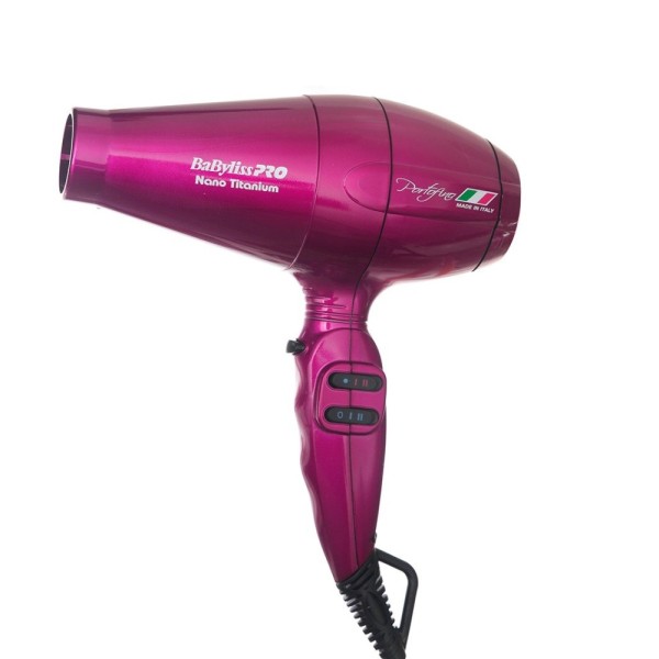 Secador Nano Titanium Portofino 6600 By Roger Hot Pink