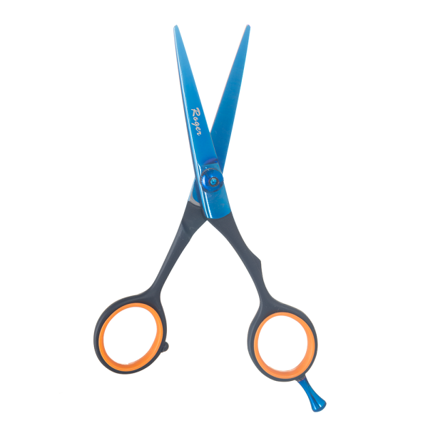 TESOURA ROGER DNT 36450 R- TS PRETA E AZUL FN 5.0