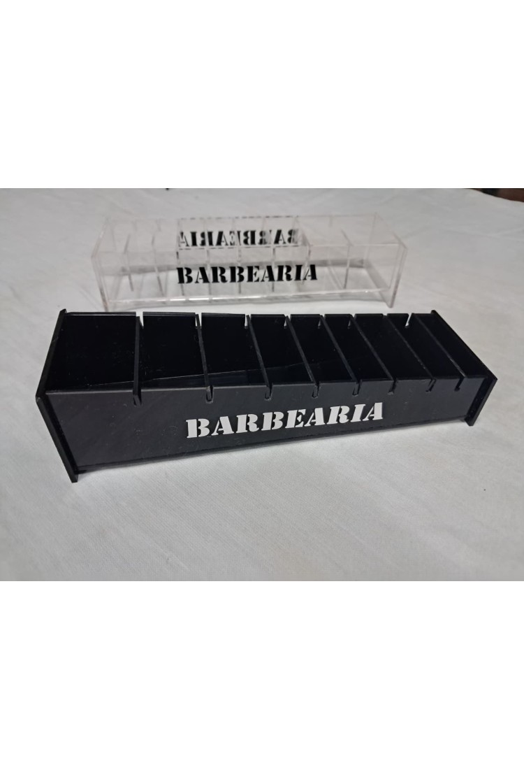 Porta Pentes de Acrilico Black para Máquina de Corte